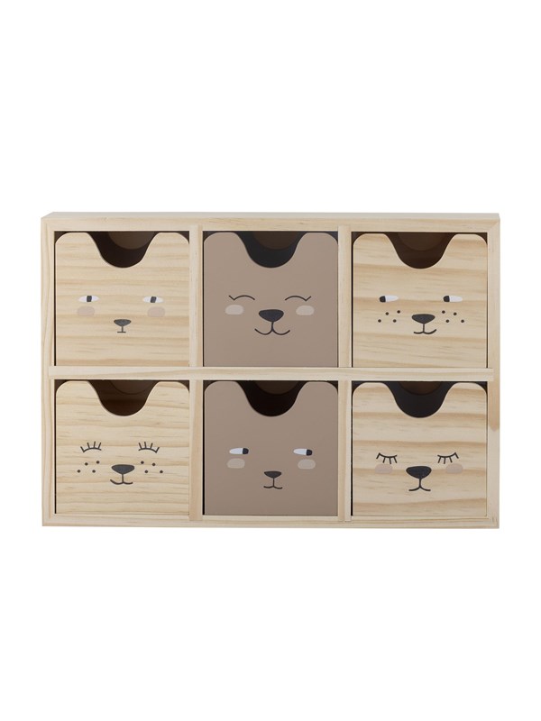 Bloomingville Mini Bureau Organizer met Lades Calle 27x18x8