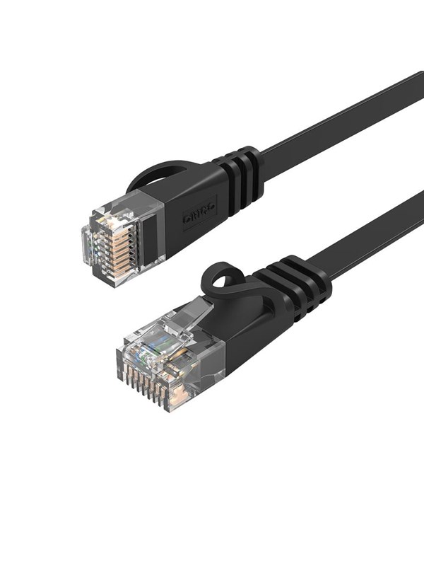 ORICO PUG-C7B CAT7 10Gbps RJ45 Ethernet Network Cable Internet LAN Flat 3m - Black