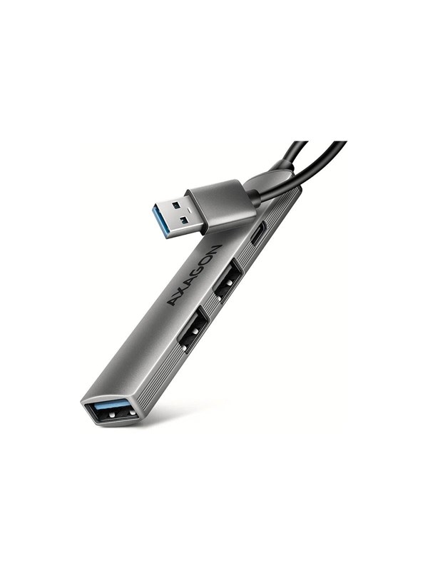 AXAGON - hub - 4 poorten USB hub - 4 - Zilver