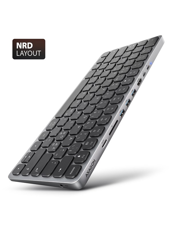 AXAGON HMC-KB-NRD laptopdock/poortreplicator USB hub