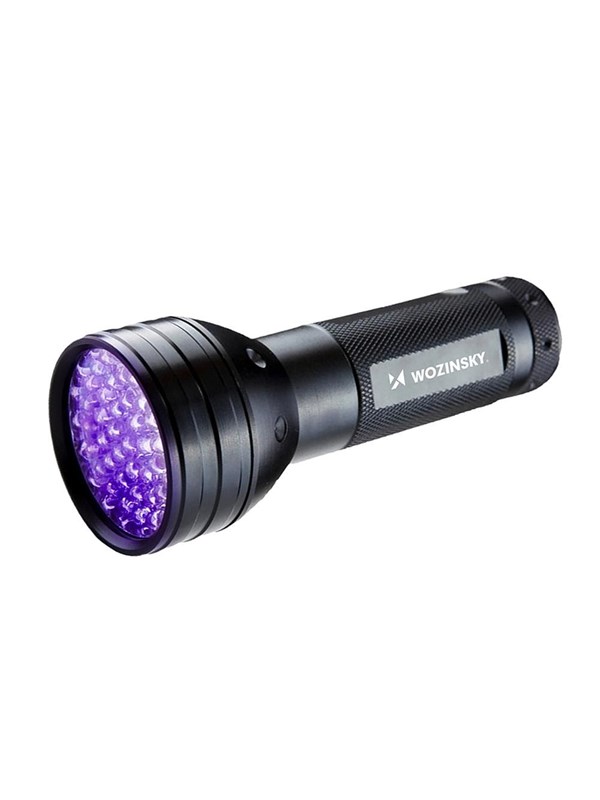 Wozinsky WLT-51L IP65 UV Flashlight for Trace Detection - Black