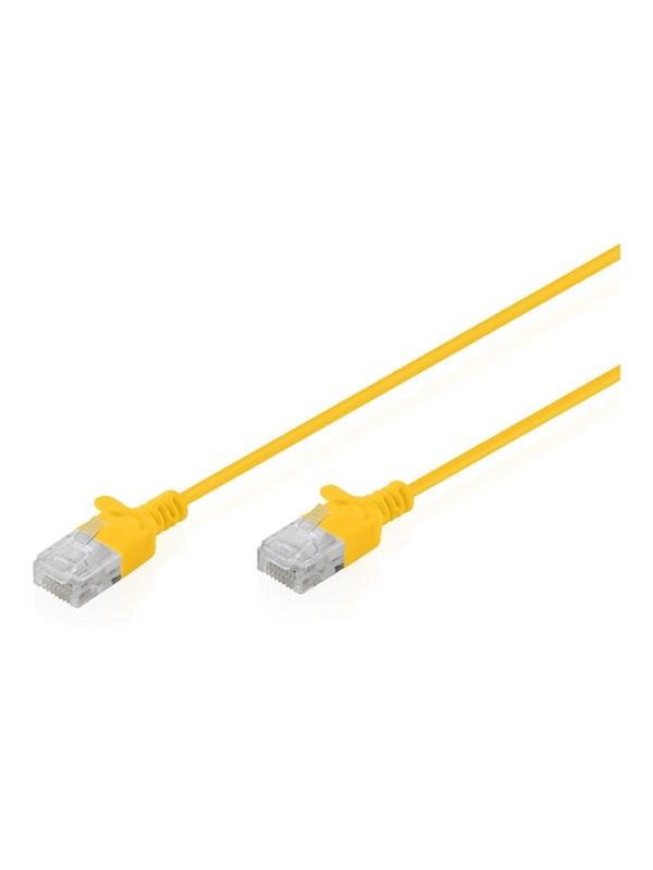 Digitus DK-1618-020S-Y-10 RJ45 Netwerkkabel, patchkabel CAT 6 U/UTP 2 m Geel 10 stuk(s)