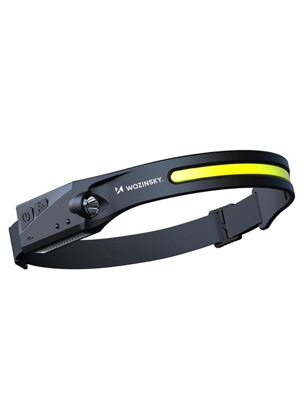 Wozinsky WLC-1200 350 lm CREE LED Headlamp IPX4 with Motion Sensor - Black