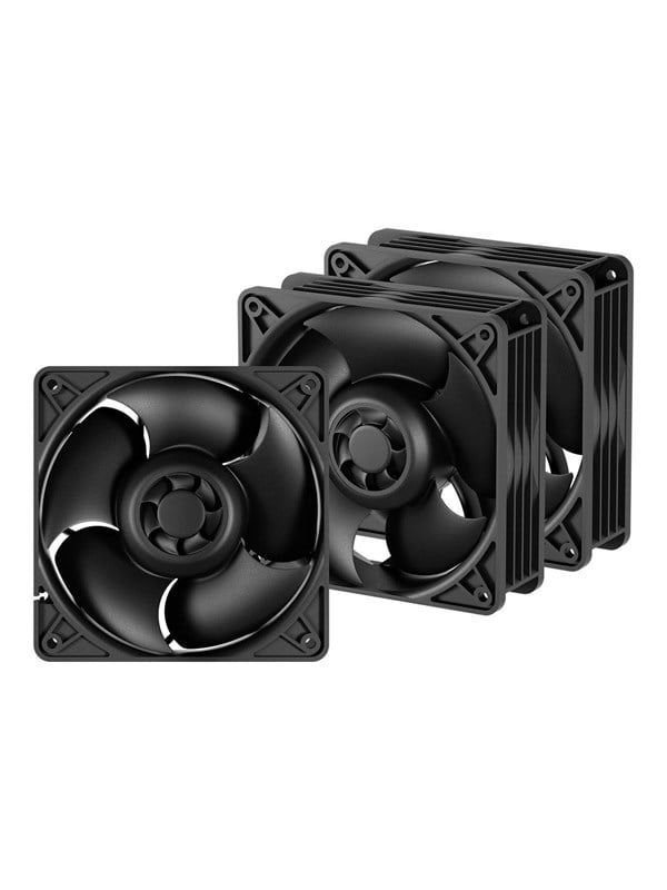 Arctic S12038-4K - case fan - Case ventilator - 120mm - Black