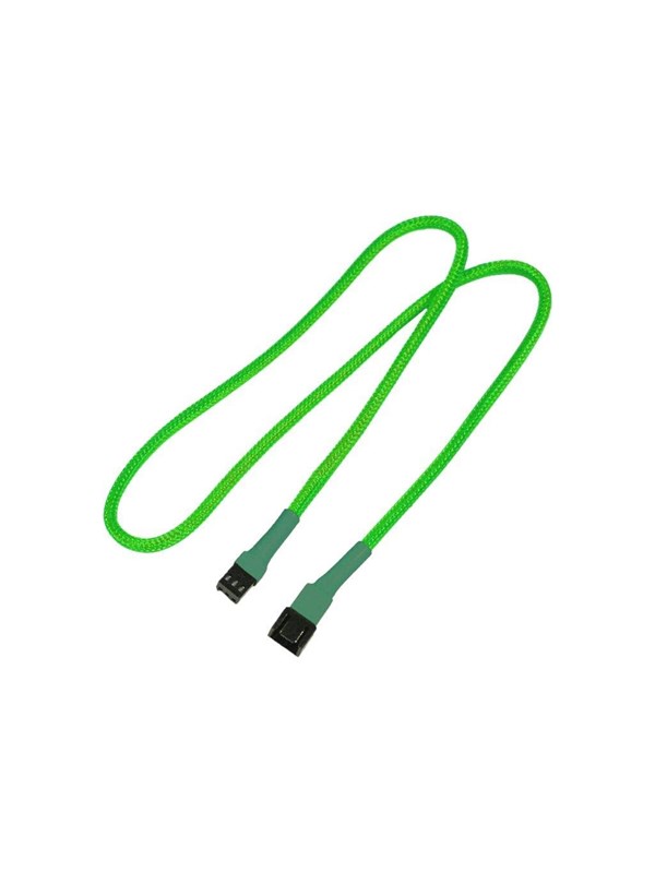 Nanoxia - fan power extension cable - 3 pin Molex to 3 pin Molex - 60 cm