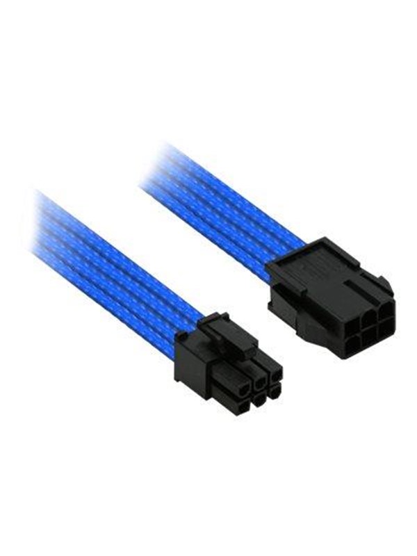 Nanoxia Single Sleeve - power extension cable - 6 pin PCIe power to 6 pin PCIe power - 30 cm