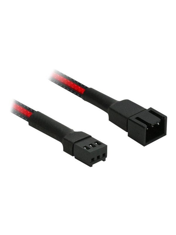 Nanoxia Single Sleeve - fan power extension cable - 3 pin Molex to 3 pin Molex - 30 cm