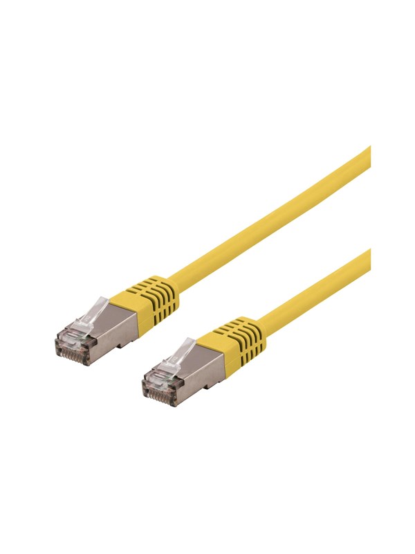 Deltaco patch cable - yellow - Geel