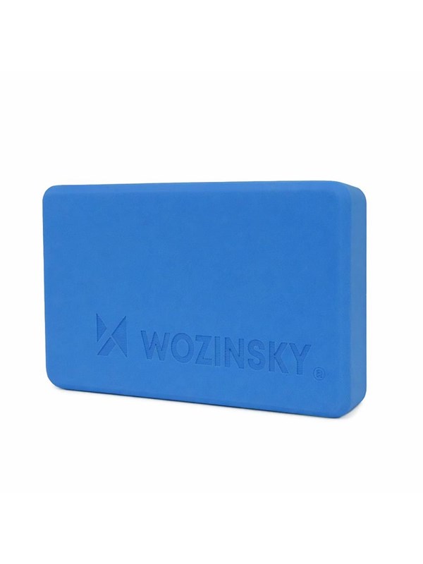 Wozinsky WKDJ-B1 yogablok voor Pilates en stretchoefeningen - blauw