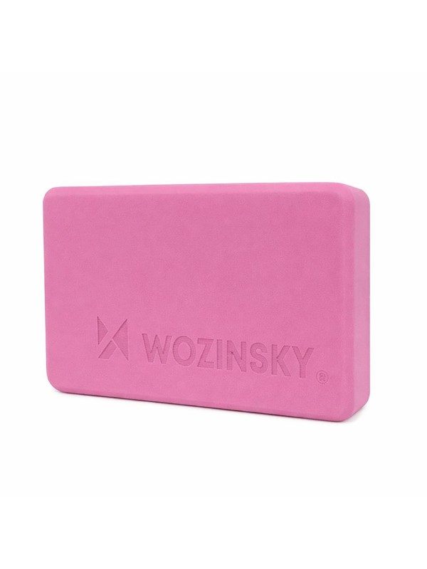 Wozinsky WKDJ-P yogablok voor Pilates en stretchoefeningen - roze