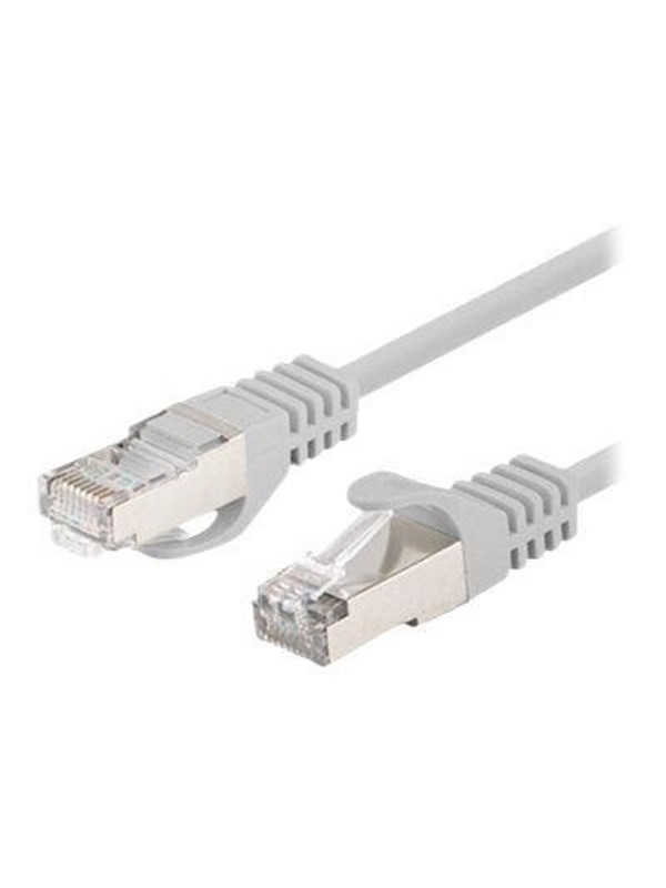 Lanberg patch cable - 25 cm - grey RAL 7035 - Grijs