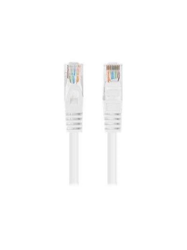 Lanberg patch cable - 25 cm - white - Wit