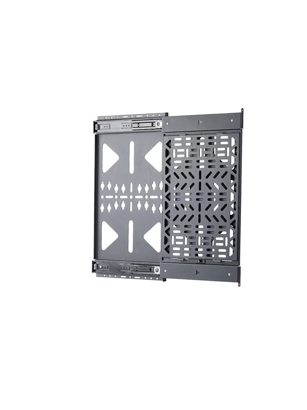 StarTech.com Startech mounting kit - slide-out - for streamer box / media player - accessories mounting 22 lbs (10 kg) behind TV easy access - black - Max 10 kg - recommended for