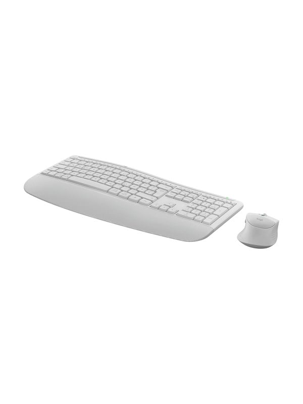 Logitech Signature Comfort Plus Combo MK880 - Keyboard and mouse set - Duits - Wit
