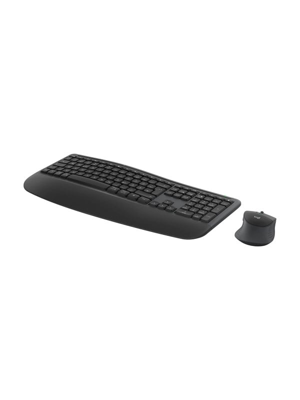 Logitech Signature Comfort Plus Combo MK880 - Keyboard and mouse set - Duits - Grijs