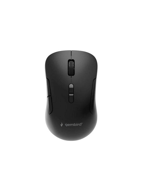 Gembird Dual-mode 7-button wireless mouse - Muis - Optisch - 7 knoppen - Zwart