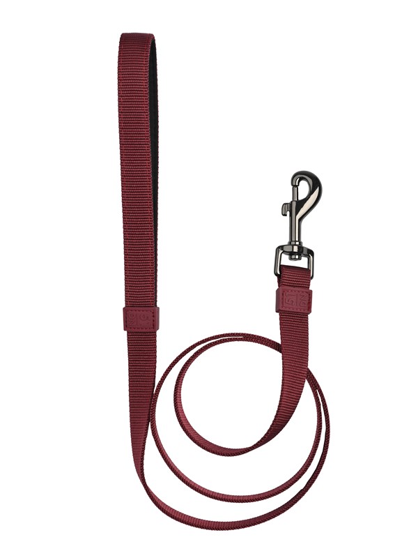 51 Degrees North - Wanderful - Leash - Nylon - Flat - Burgundy - 150cmx12mm