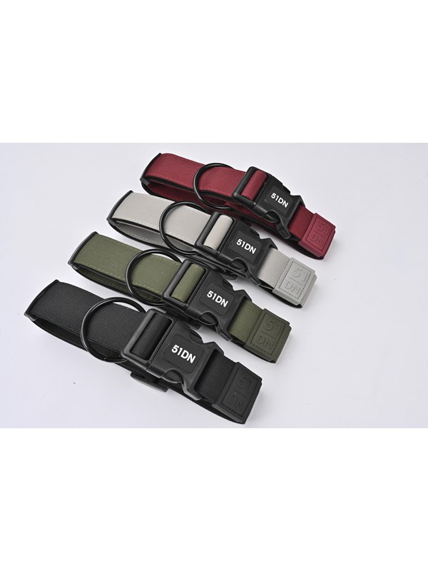 51 Degrees North - Wanderful - Collar - Nylon - Flat - Khaki - 39-65cmx25mm