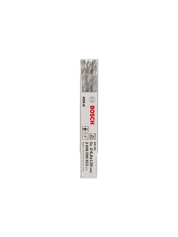 Bosch HSS Metal Twist Drill Bit 6 mm