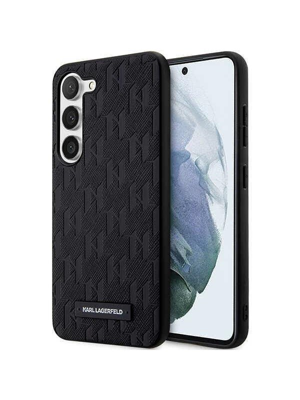 Karl Lagerfeld KLHCS23SSAKLHPK S23 S911 hardcase black/black Saffiano Mono Metal Logo