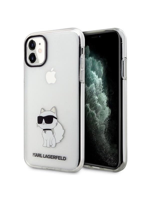 Karl Lagerfeld Ikonik Choupette Case for iPhone 11 / Xr - Transparent