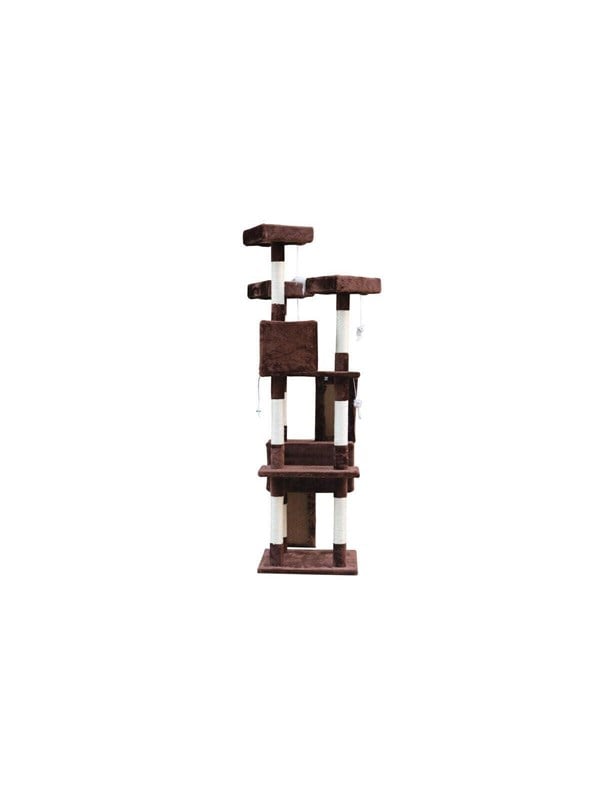 GLORIA NILO CAT TREE Brown 50 x 50 x 170 cm