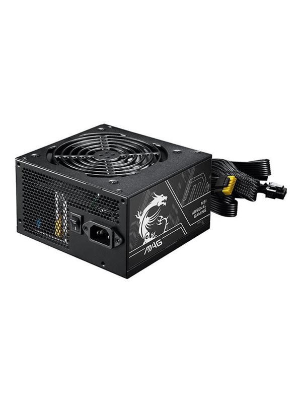 MSI MAG A650BN PCIE5 II - power supply - 650 watt Voeding - 650 Watt - 120 mm - ATX - 80 Plus 80 PLUS Bronze