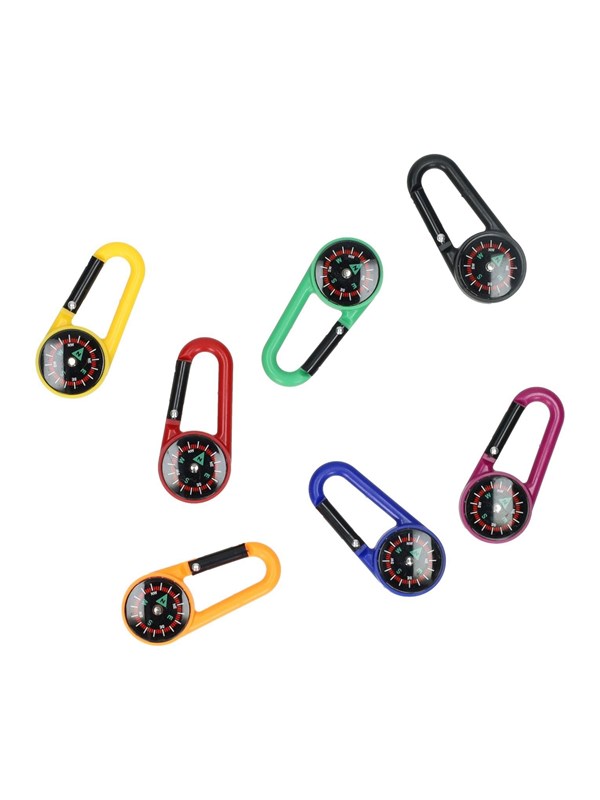 Duckiez Carabiner Keychain with Compass