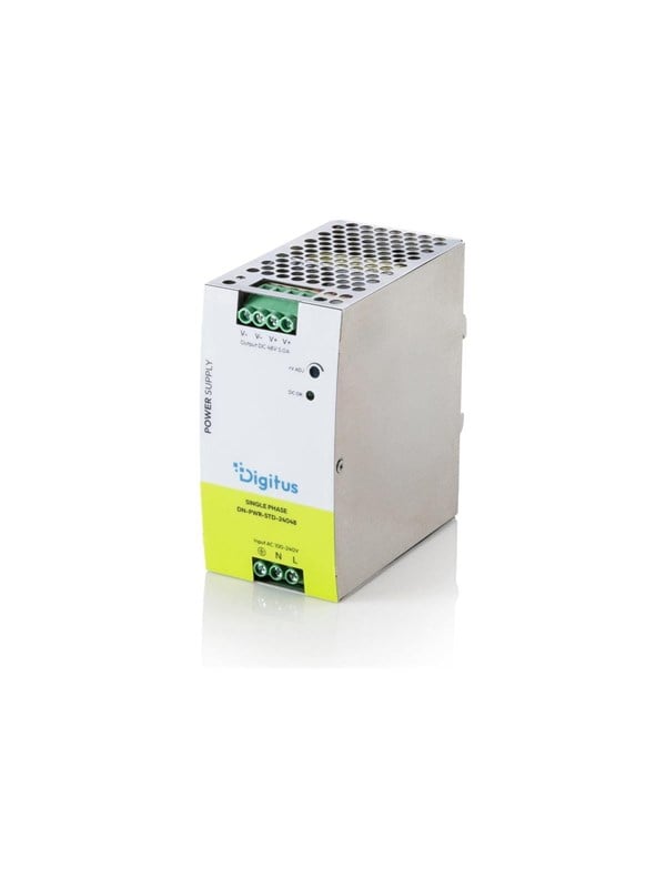 DIGITUS Industrial - power supply - 48 V metal case - 240 watt Voeding - 240 Watt - ATX - 80 Plus
