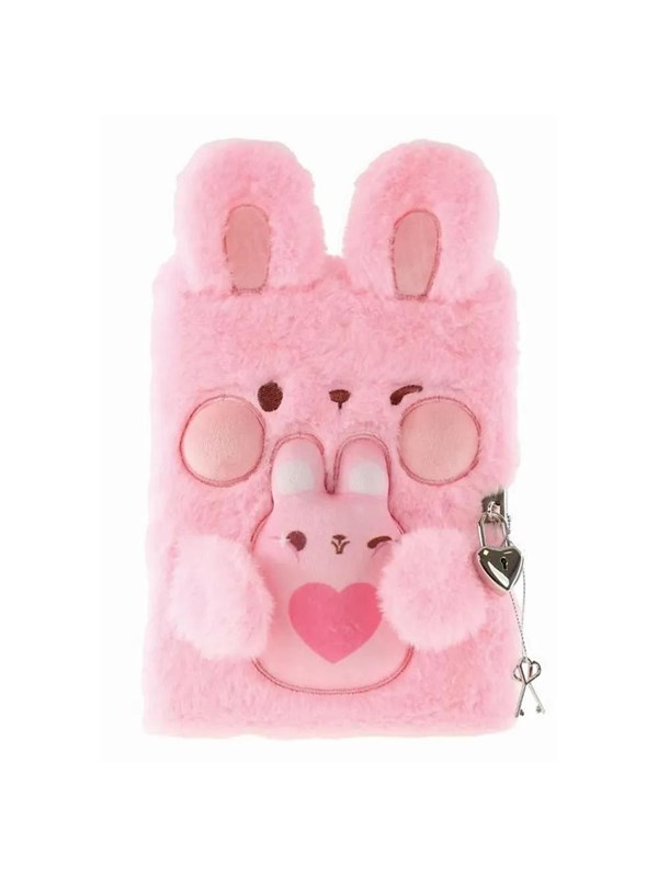 Tinka DIARY: PLUSH THE PINK RABBIT TINKA