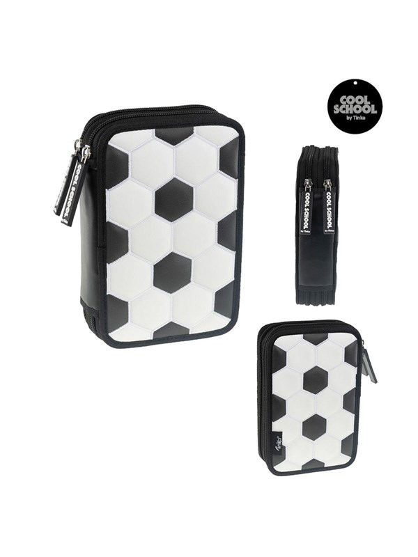 Tinka DOUBLE PENCIL CASE FOOTBALL