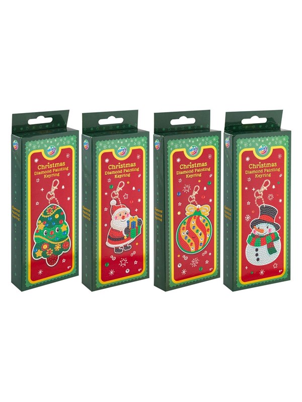 Creative Craft Group Diamond Painting Keychain Christmas