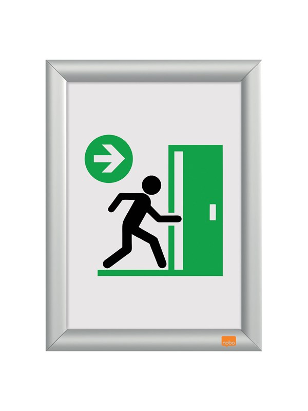 Nobo Impression Pro Brandwerende A4 Poster Clicklijst