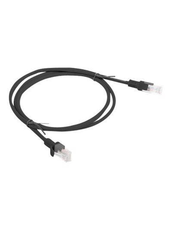 Lanberg patch cable - 1 m - black RAL 9004 - Zwart
