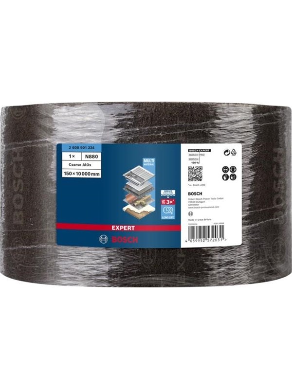 Bosch EXPERT N880 FLEECE Abrasive roll Coarse grit 1 pc(s)