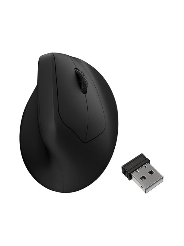 Keychron M5 Wireless Ergonomic (1K) - Ergonomische muis - Optisch - 6 knoppen - Zwart