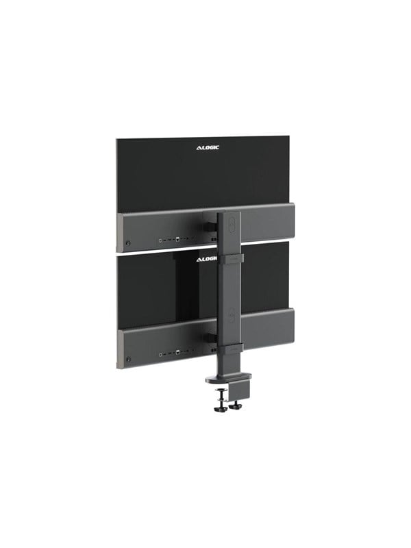 ALOGIC Elevate stand - vertical - for 2 LCD displays - space grey