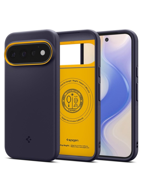 Spigen Nano Pop MagFit Hoesje Geschikt voor Google Pixel 11 Pro - Back Cover Compatibel met MagSafe / Qi2 - Blauw