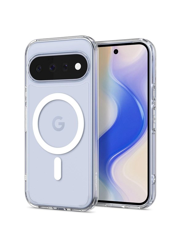 Spigen Hoesje Geschikt voor Google Pixel 11 - Ultra Hybrid MagFit Case - Compatibel met MagSafe / Qi2 - Back Cover Transparant Wit