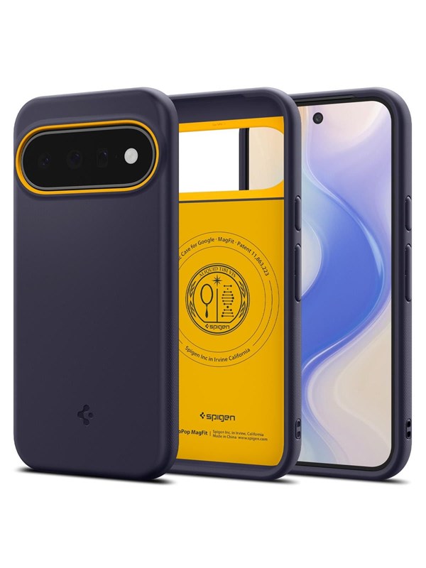 Spigen Nano Pop MagFit Hoesje Geschikt voor Google Pixel 11 - Back Cover Compatibel met MagSafe / Qi2 - Blauw