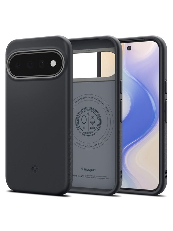 Spigen Nano Pop MagFit Hoesje Geschikt voor Google Pixel 11 - Back Cover Compatibel met MagSafe / Qi2 - Zwart