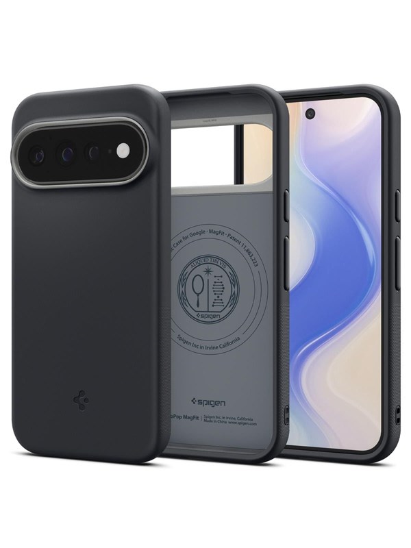 Spigen Nano Pop MagFit Hoesje Geschikt voor Google Pixel 11 Pro XL - Back Cover Compatibel met MagSafe / Qi2 - Zwart