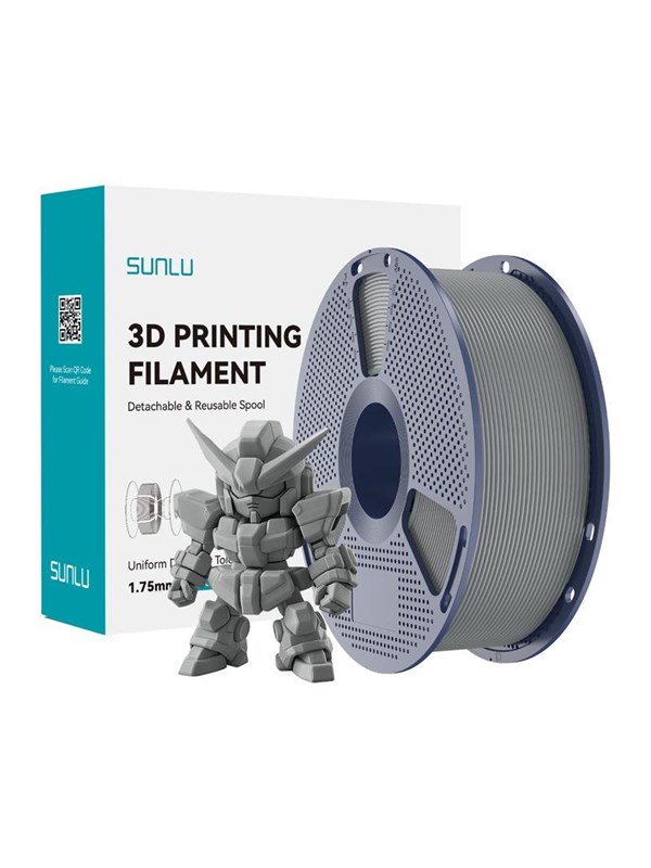 Sunlu PLA+ 2.0 Filament - Gray