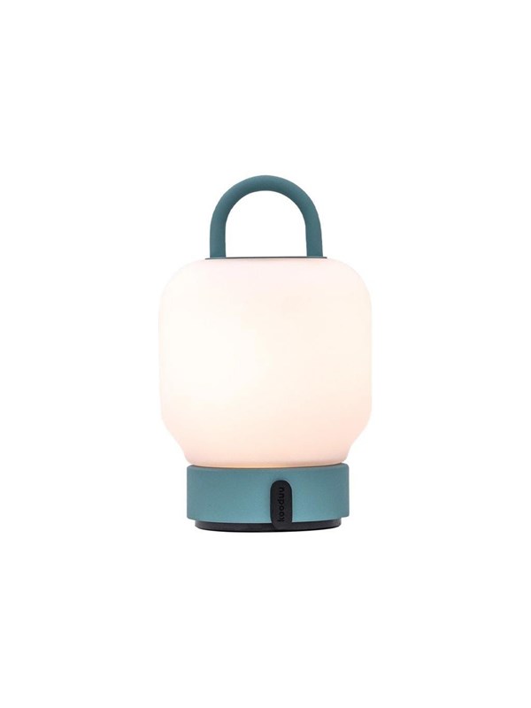 Kooduu Loome - table lamp - LED - lantern - smokey teal