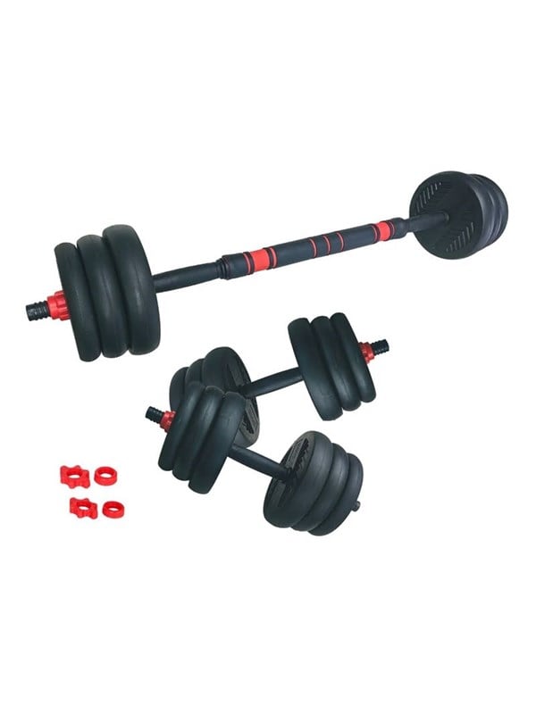 ASG Vægtsæt 15 kg. Sort/Rød