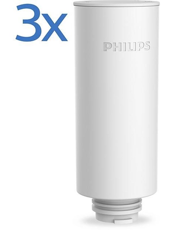 Philips AWP225/31 instant waterfilter, wit, 3-pak