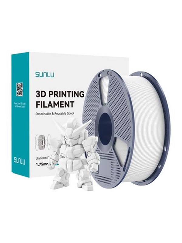 Sunlu PLA+ 2.0 Filament - White