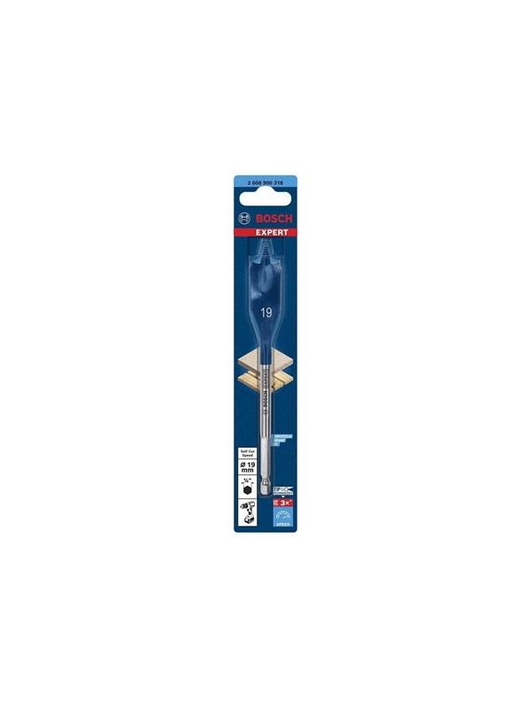 BOSCH EXPERT SelfCut Speed - Platte boor (Speedboor) - 19 x 152 mm - Zelftrekkende punt