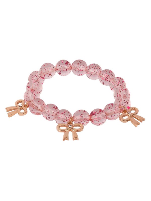 Great Pretenders Precious Bows Bead Bracelet Pink