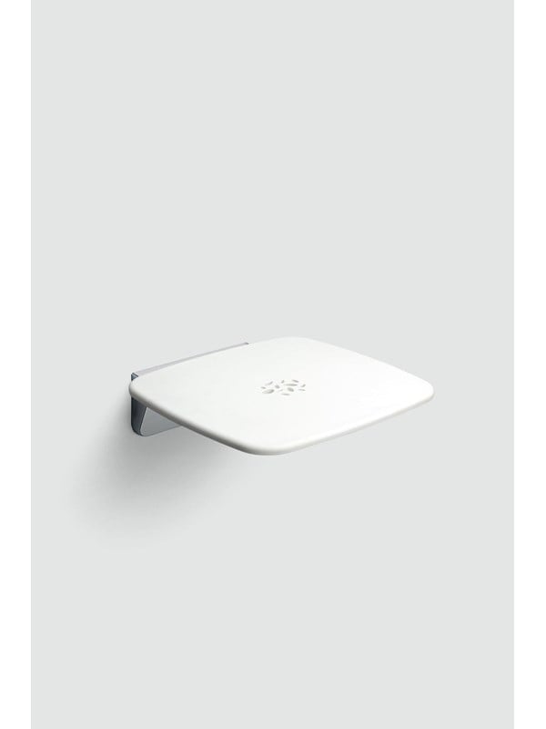 Gedy Wall-mounted folding seat - White